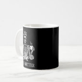 Mug Jamais Mieux Skeleton Femmes Boire Café Paix (Devant gauche)