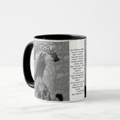 Mug Jamais plus Corbeau Sur Crâne Macabre Esthétique S (Devant gauche)