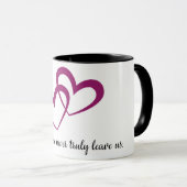 Mug Jamais quitté (Devant droit)