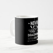 Mug Jamais trop vieux pour les courses de dragons! (Devant gauche)