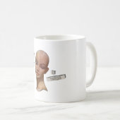 Mug jamais un MUSÉE mannequin (Devant droit)