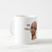 Mug jamais un MUSÉE mannequin (Devant gauche)