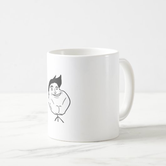 Mug Jamais un seul mème (Devant droit)