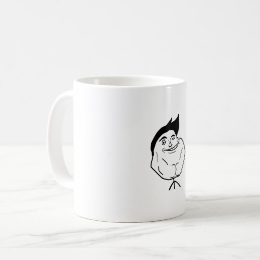 Mug Jamais un seul mème (Devant gauche)