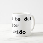 Mug Jamas te des por vencido (Devant droit)