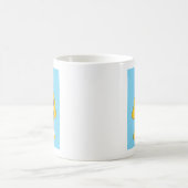 Mug Jambe cassée, chat avec la jambe en plâtre (Centre)