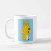 Mug Jambe cassée, chat avec la jambe en plâtre (Gauche)