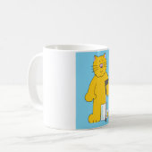 Mug Jambe cassée, chat avec la jambe en plâtre (Devant gauche)