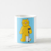 Mug Jambe cassée, chat avec la jambe en plâtre (Centre)