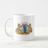 Mug Jambo Jumbo African Kids Elephants Art Imprimer (Gauche)