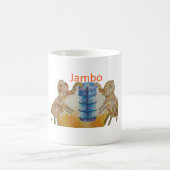Mug Jambo Jumbo African Kids Elephants Art Imprimer (Centre)