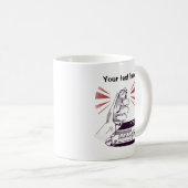 Mug Jambon radio amateur (Devant droit)