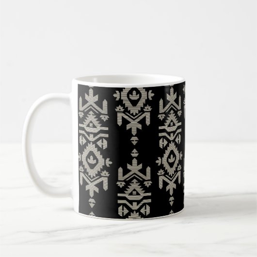 Mug Jamdani Print Folk Pattern (Gauche)
