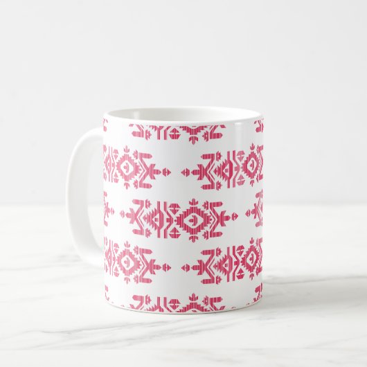 Mug Jamdani Print Folk Pattern (Devant gauche)