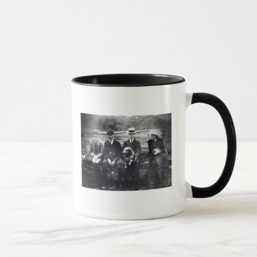 Mug James et Lytton Strachey avec Thoby, Adrian (Droite)
