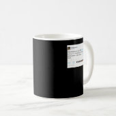 Mug James Harden Funny Tweete (Devant droit)