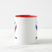 Mug James Intveld avec drapeau cœur des Pays-Bas (Centre)