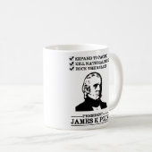 Mug James K Polk (Devant droit)