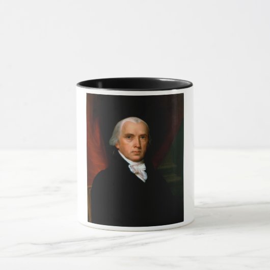 Mug James Madison 4e président des États-Unis (Centre)
