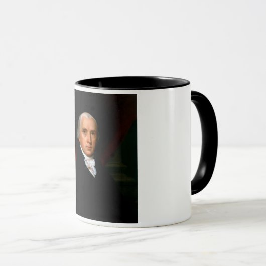 Mug James Madison le 4ème président : Amérique colonia (Devant droit)