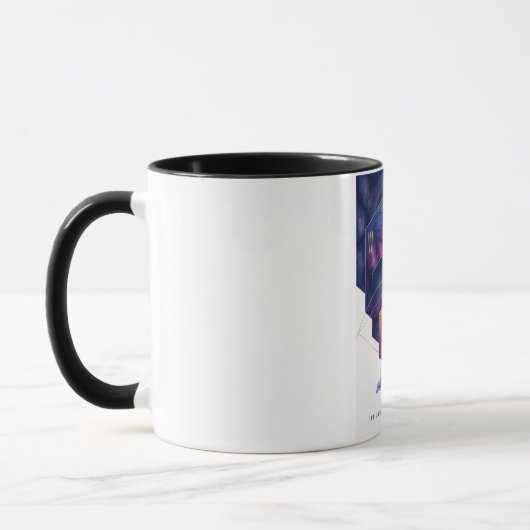 Mug James Webb télescope spatial Illustration Art (Gauche)