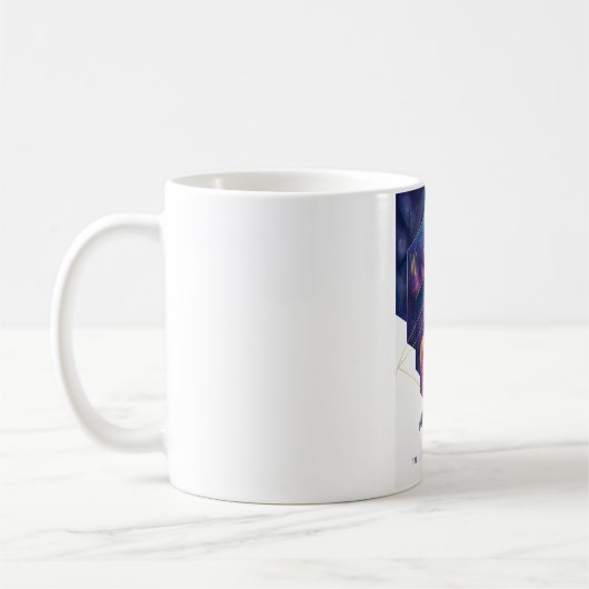 Mug James Webb télescope spatial Illustration Art (Gauche)