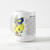 Mug Jameson, l'origine, la signification et la crête (Devant gauche)