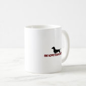 Mug J'amour vous teckel de long temps (Devant droit)