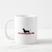 Mug J'amour vous teckel de long temps (Gauche)