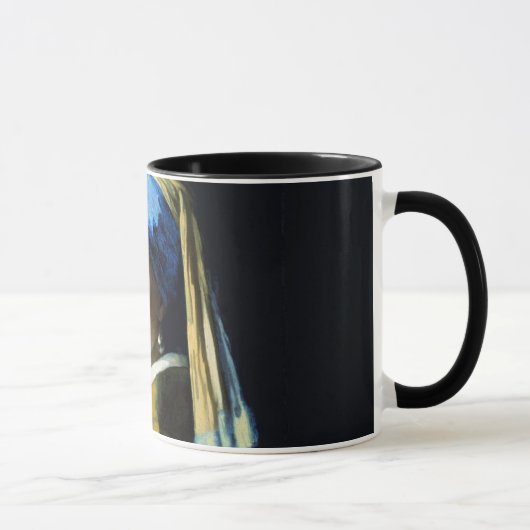 Mug Jan Vermeer Girl Avec Une Perle Élevant L'Art Baro (Droite)