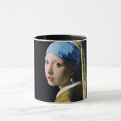 Mug Jan Vermeer Girl Avec Une Perle Élevant L'Art Baro (Centre)