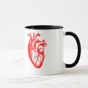 Mug J'anatomie de coeur de coeur aiment/I