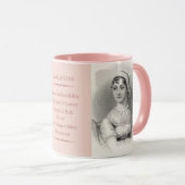 Mug Jane Austen (Devant droit)
