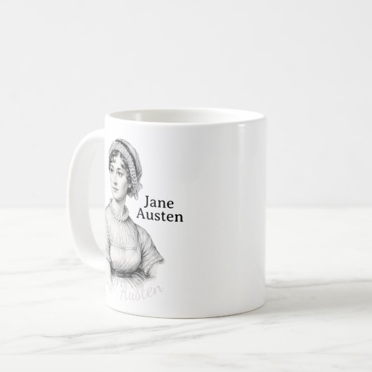 Mug Jane Austen (Devant gauche)