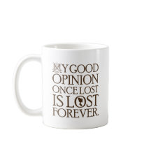 Jane Austen Citation Bonne opinion