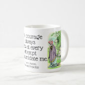 Mug Jane Austen Fierté et préjugés Citation de livre d (Devant droit)