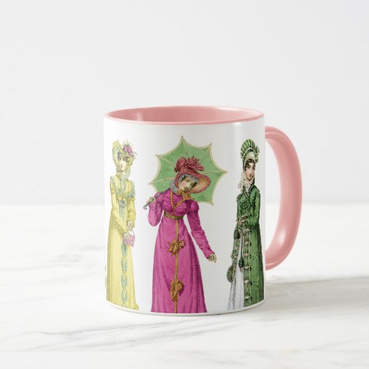 Mug Jane Austen Regency (Devant droit)