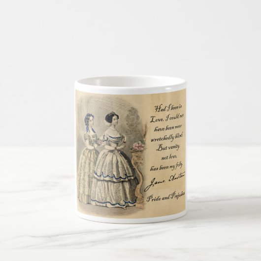 Mug Jane Austen : Vanité (Centre)