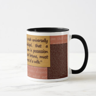 Mug Jane Austin : Fierté et préjudice