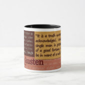 Mug Jane Austin : Fierté et préjudice (Centre)