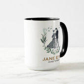 Mug Jane Eyre et Edward Rochester avec Wreath (Devant droit)