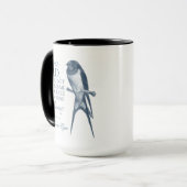 Mug Jane Eyre - Je ne suis pas un oiseau - hirondelle (Devant gauche)