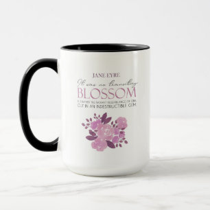 Mug Jane Eyre - Pas de fleurs transitaires - Roses ros