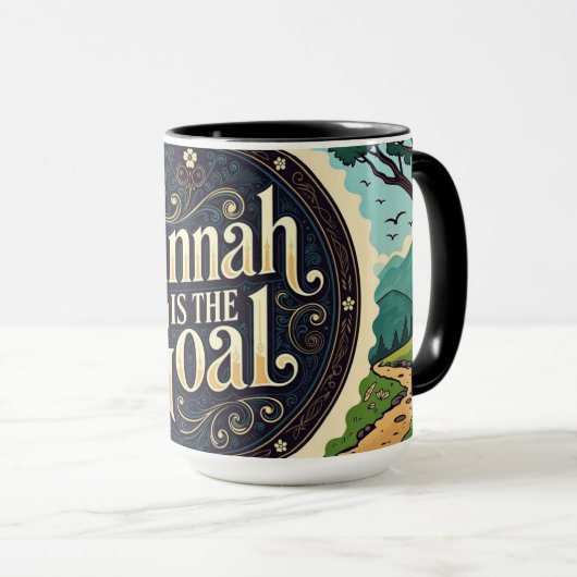 Mug Jannah is the Goal to Paradise | Vibrant Islam (Devant droit)