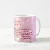 Mug Janvier Birthstone Garnet (Devant droit)