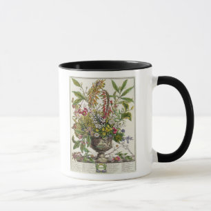 Mug Janvier, de ` douze mois de fleurs