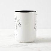 Mug Janvier Flower Girl | Fleur de naissance à la neig (Centre)