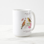 Mug Janvier Mois de naissance Fleur Anniversaire Cadea (Devant droit)