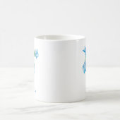 Mug Janvier Mois de naissance Fleur Blue Snowdrop (Centre)