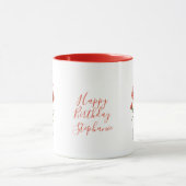 Mug Janvier Mois de naissance Fleur Carnation Annivers (Centre)